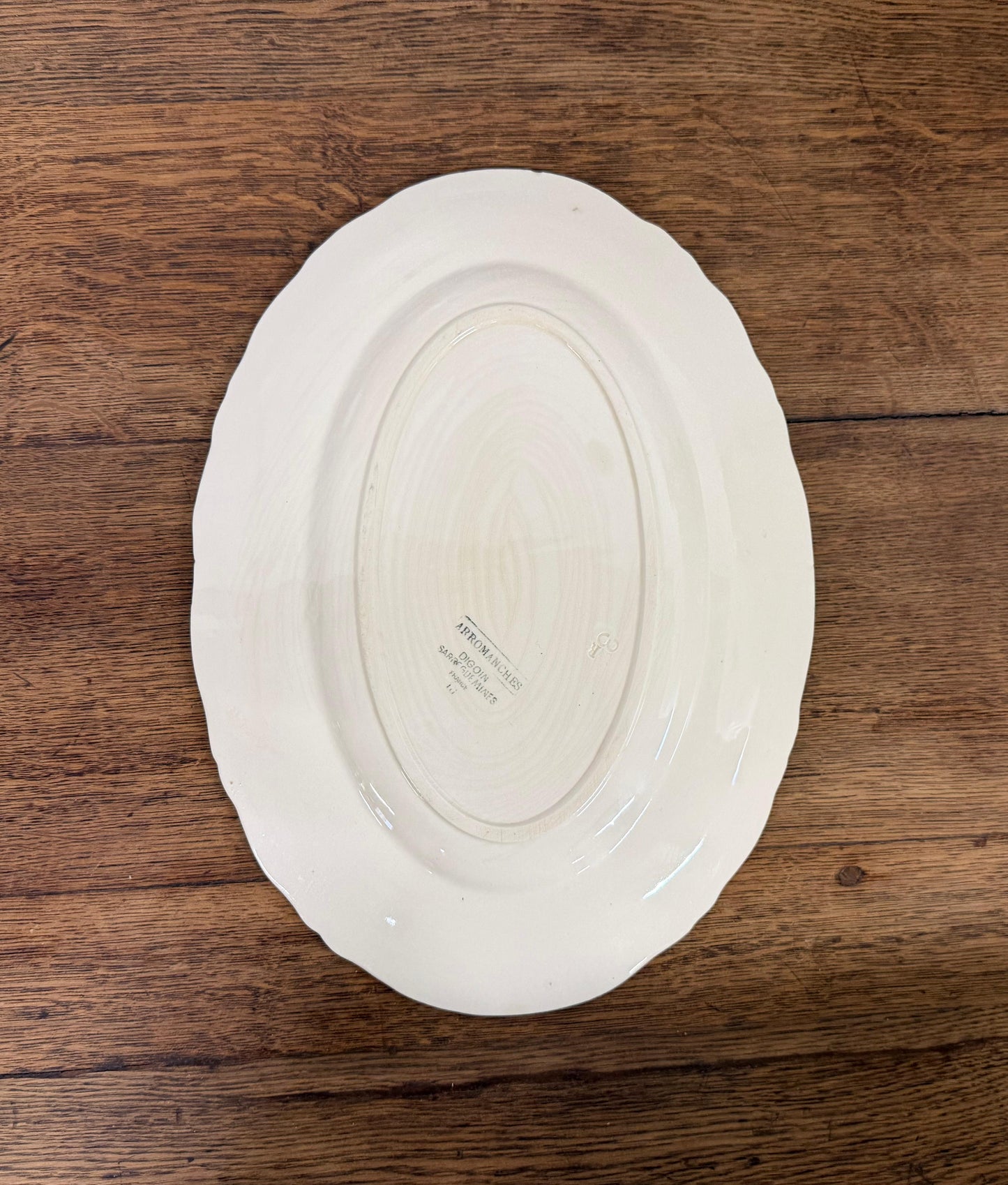 Sarreguemines"ARROMANCHES" Plate L