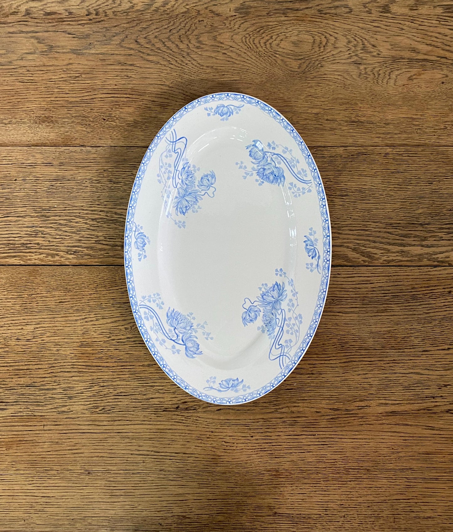 Sarreguemines"ROYAT U&C"Oval Plate