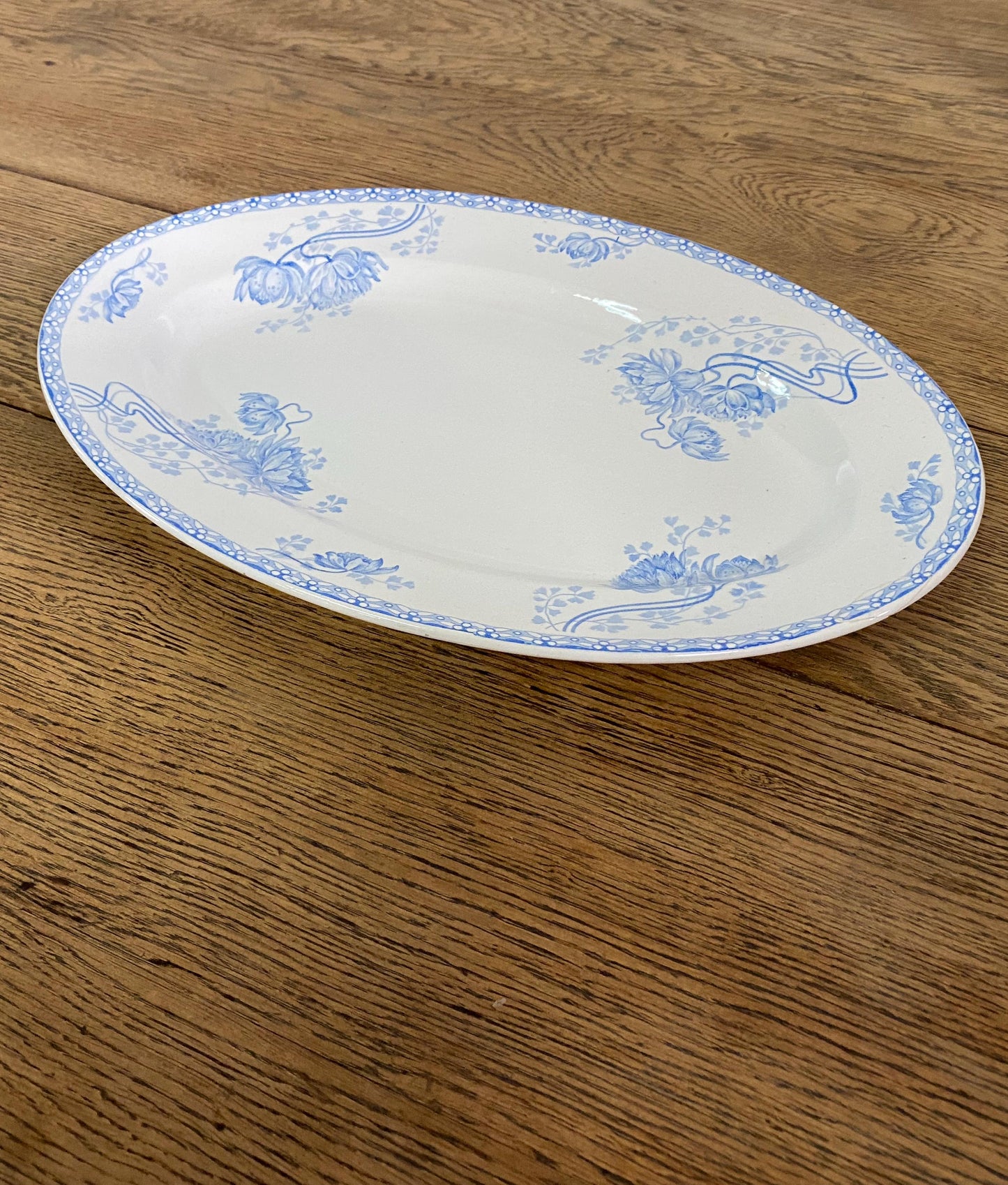 Sarreguemines"ROYAT U&C"Oval Plate