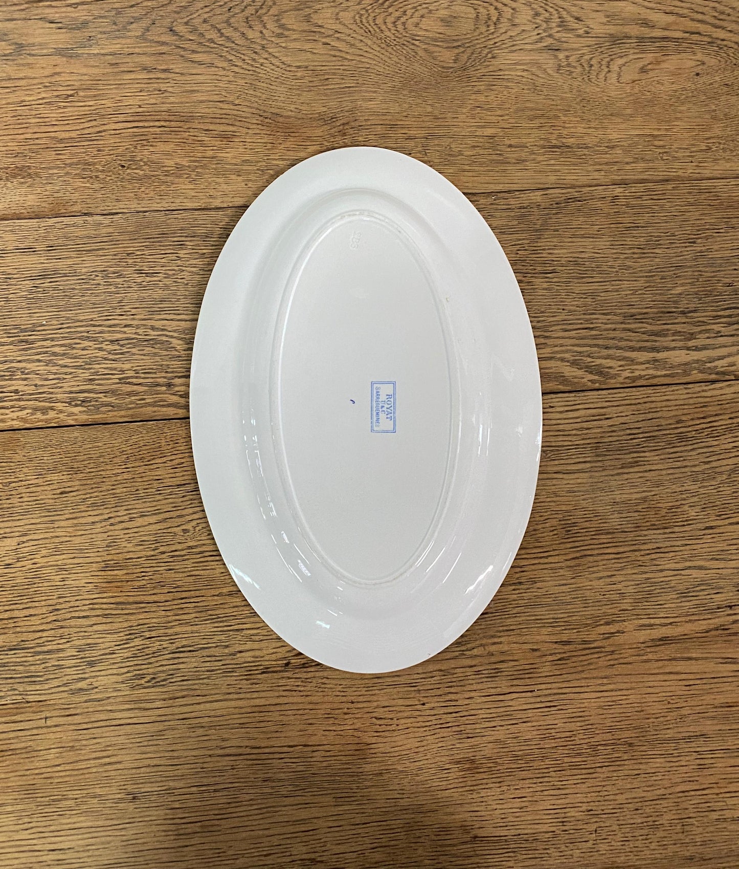 Sarreguemines"ROYAT U&C"Oval Plate