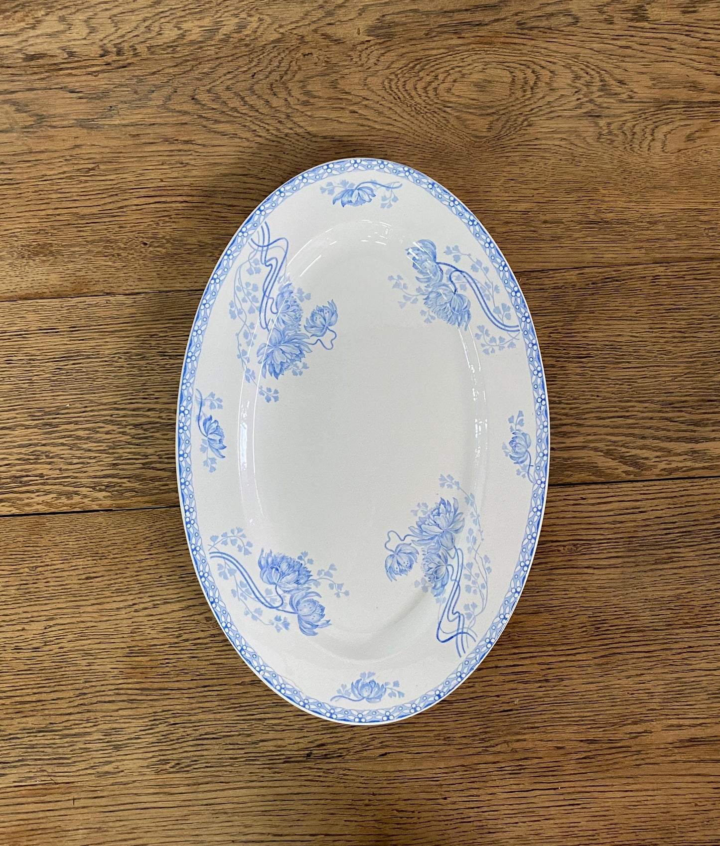 Sarreguemines"ROYAT U&C"Oval Plate