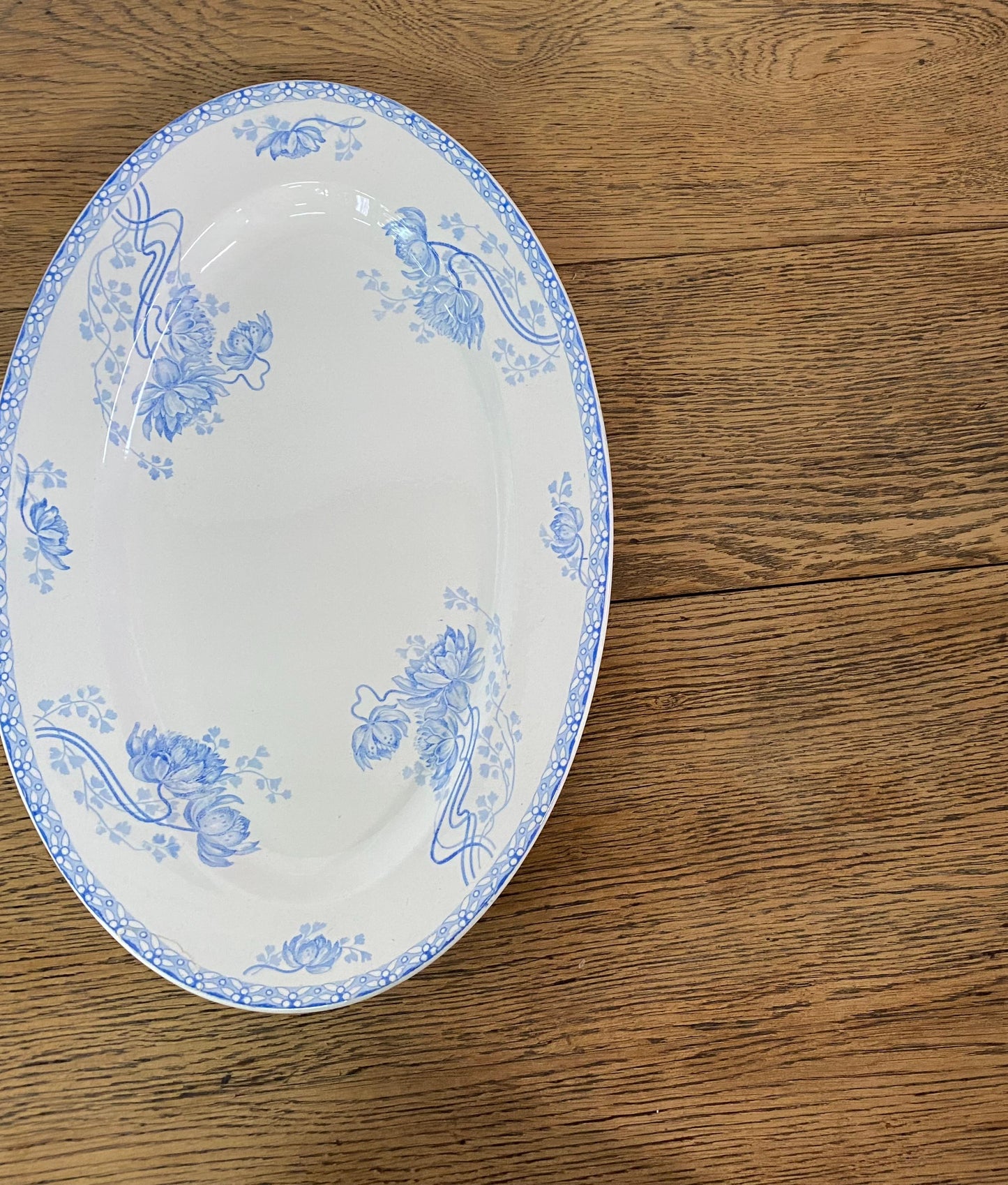 Sarreguemines"ROYAT U&C"Oval Plate