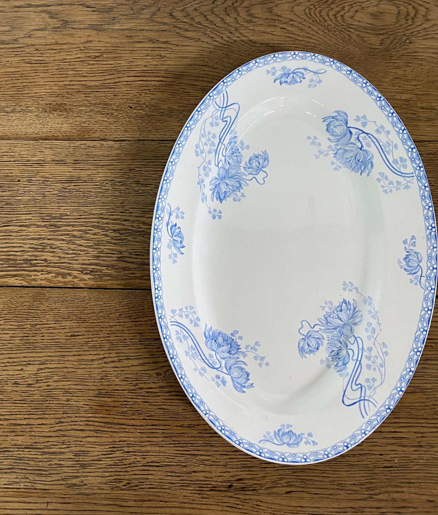 Sarreguemines"ROYAT U&C"Oval Plate