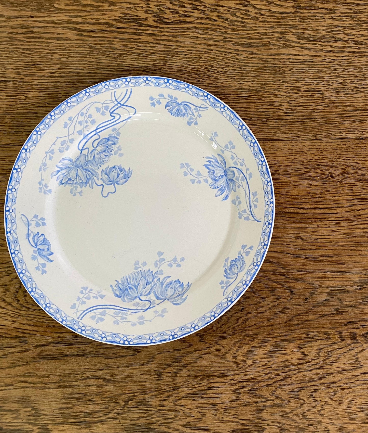 "Sarreguemines "dinner Plate