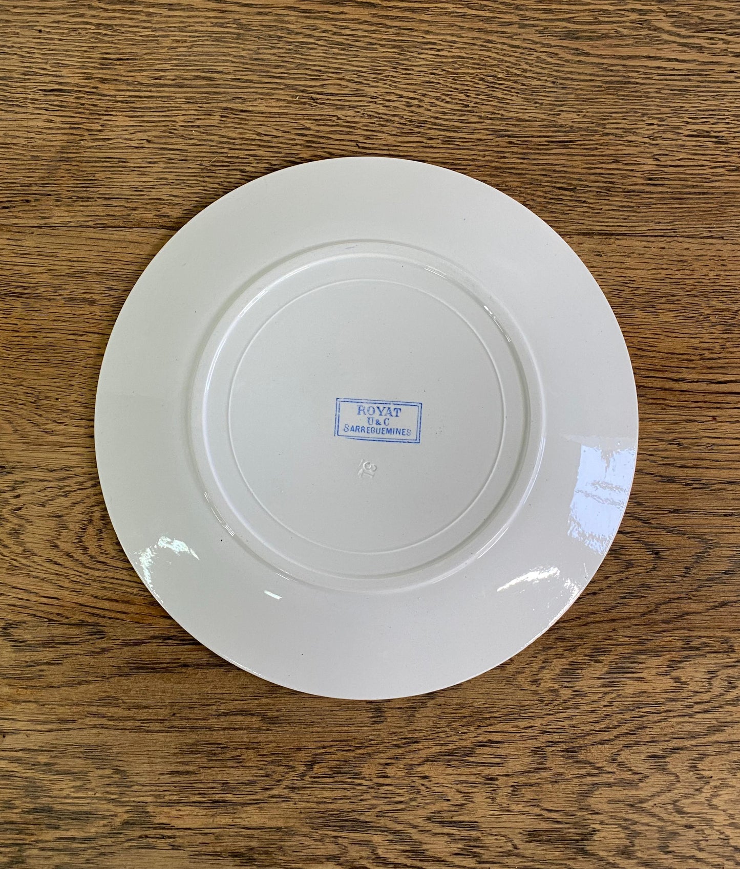 "Sarreguemines "dinner Plate