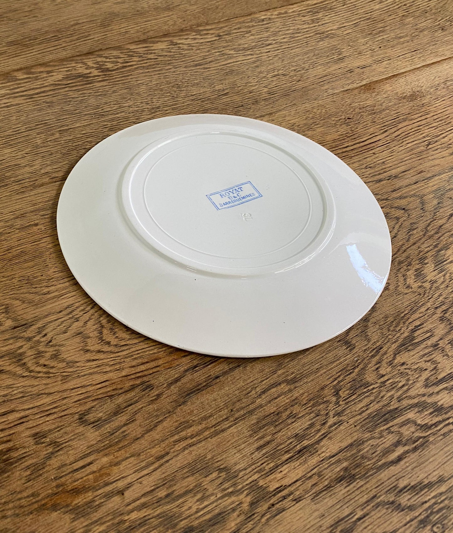 "Sarreguemines "dinner Plate