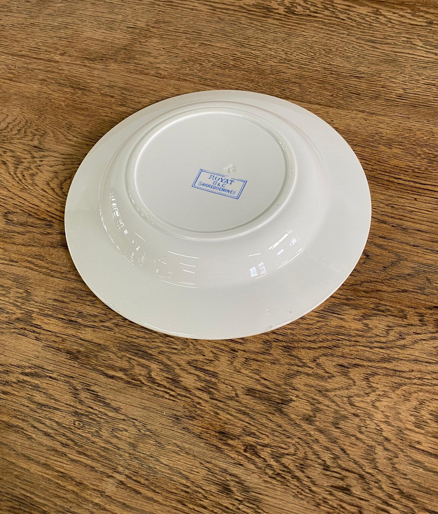 Sarreguemines"ROYAT U&C"Soup Plate