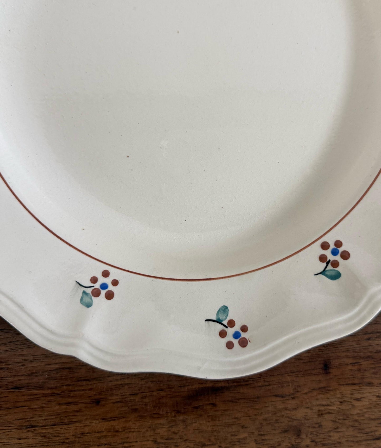 Sarreguemines"ARROMANCHES"Plate