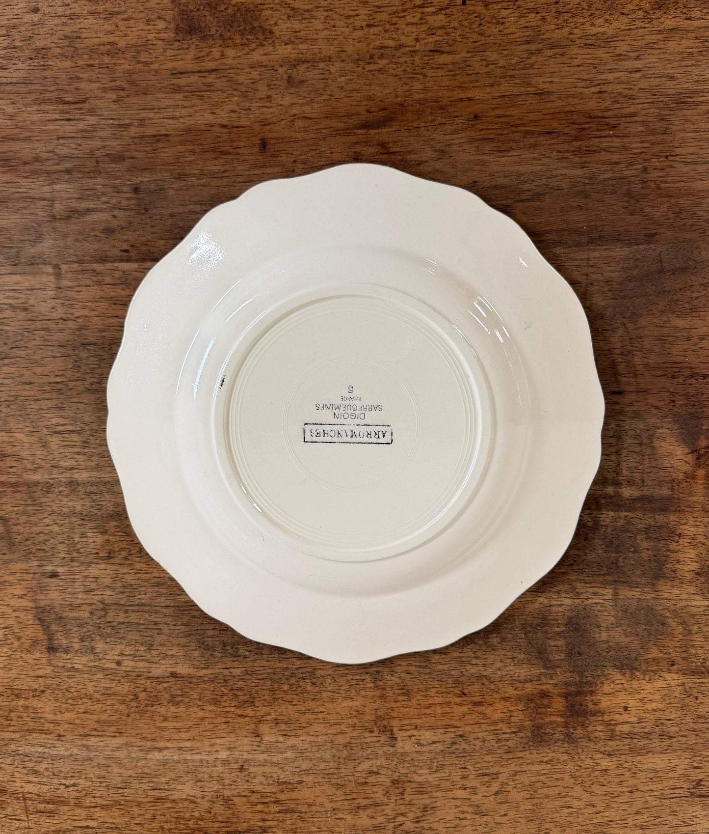 Sarreguemines"ARROMANCHES"Plate