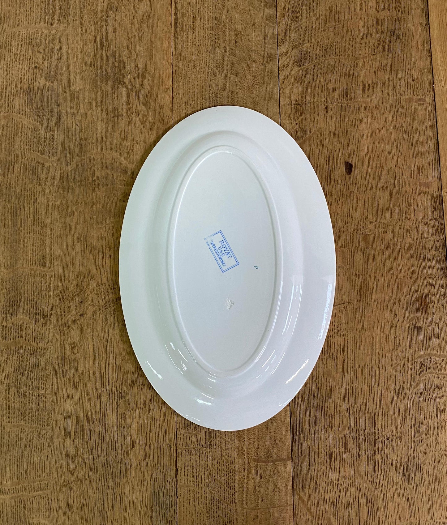 "Sarreguemines "Oval Plate