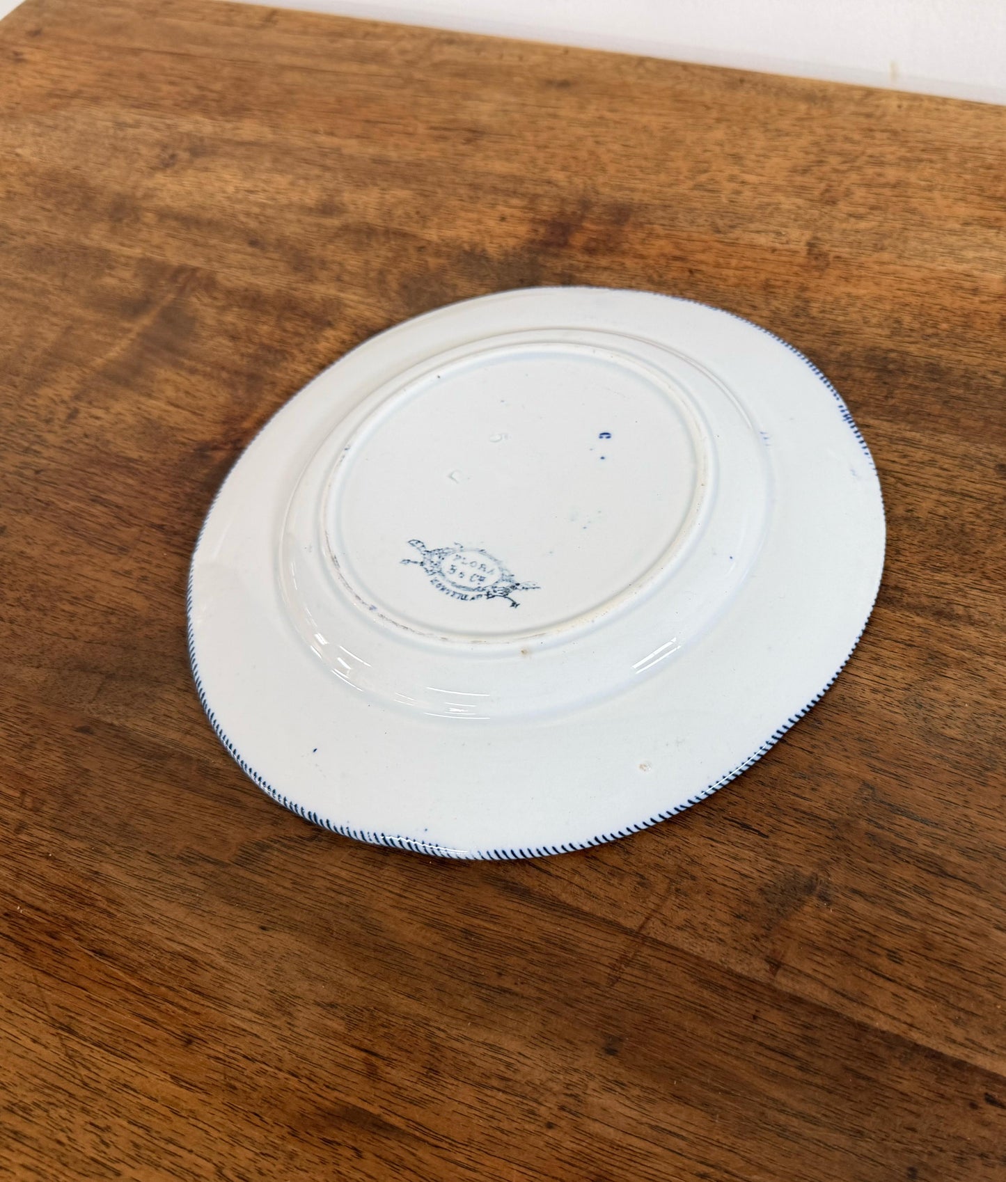 FLORA"Creil et Montereau"Desert Plate