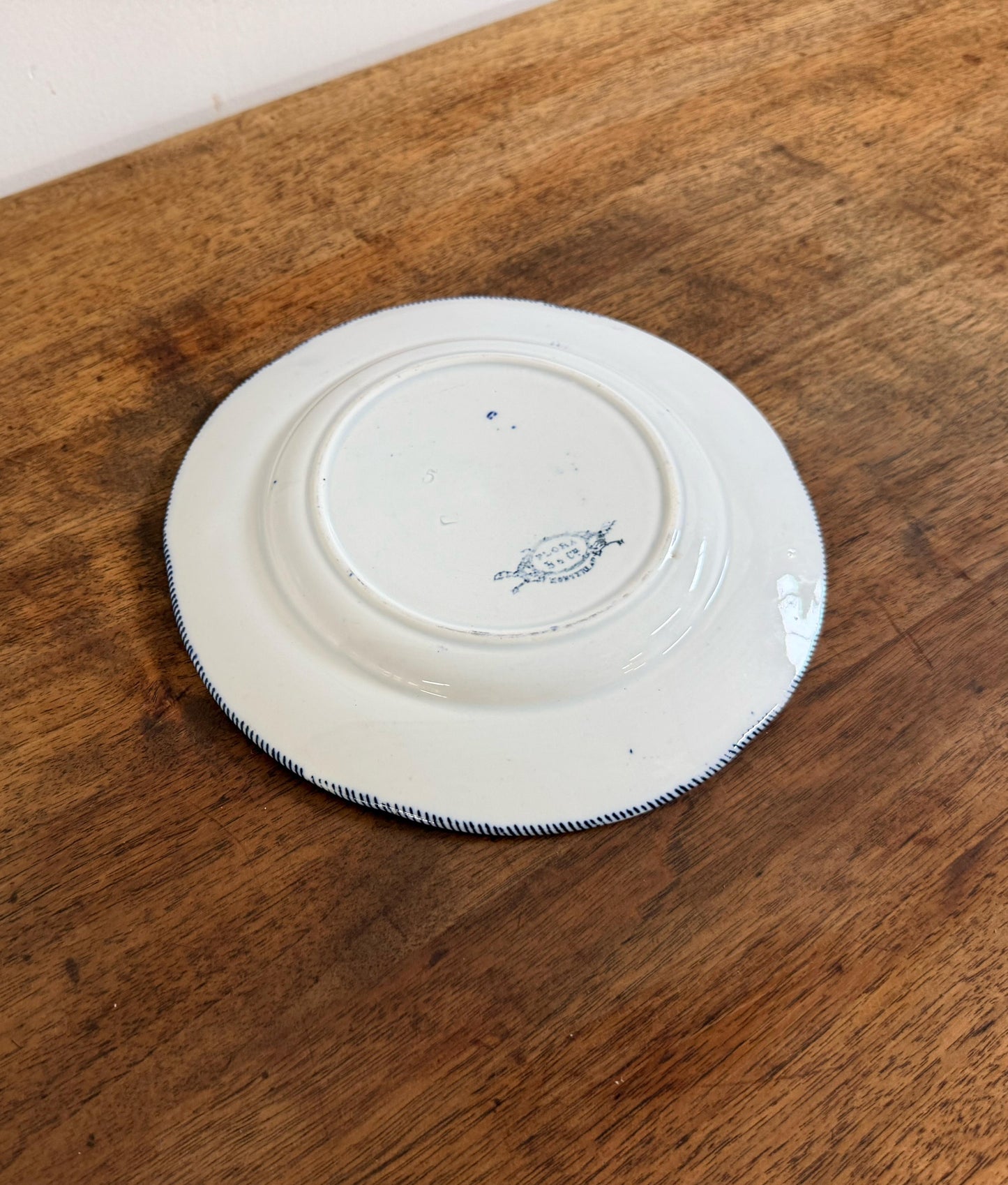 FLORA"Creil et Montereau"Desert Plate