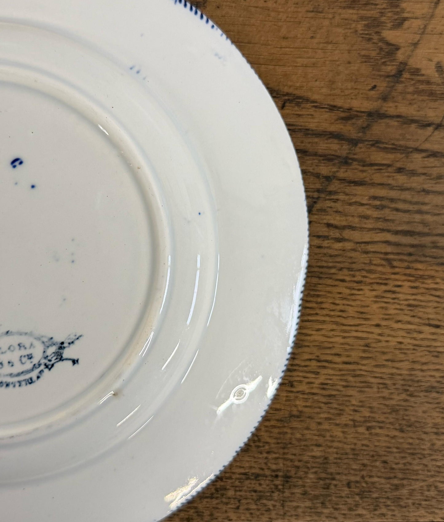 FLORA"Creil et Montereau"Desert Plate