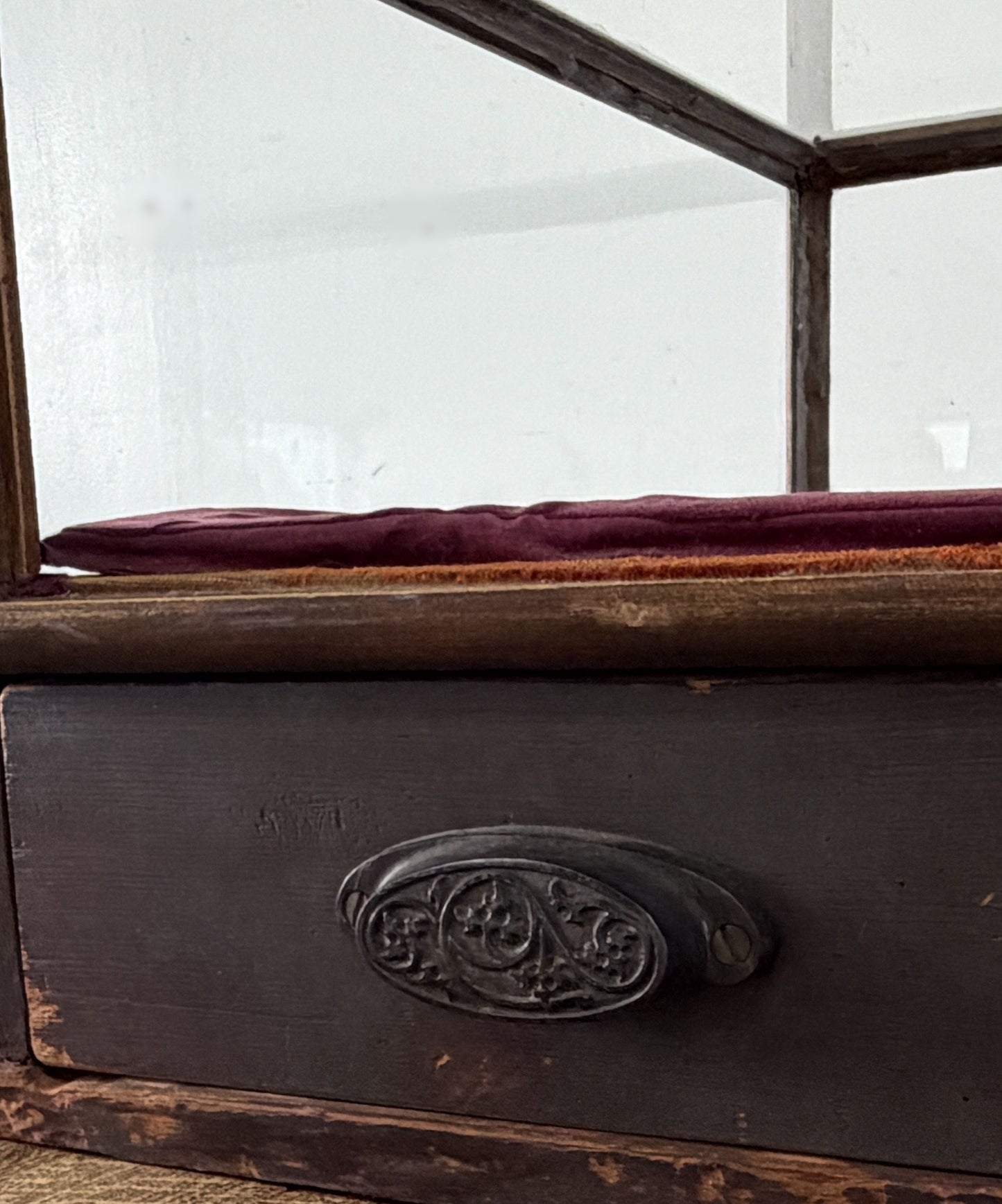 Antique Glass Display Case