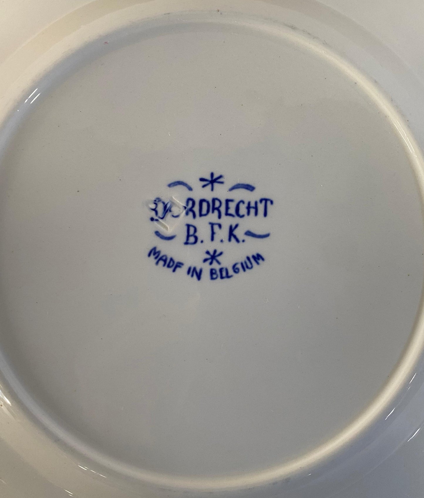 "BFK Boch" DORDRECHT Desert Plate
