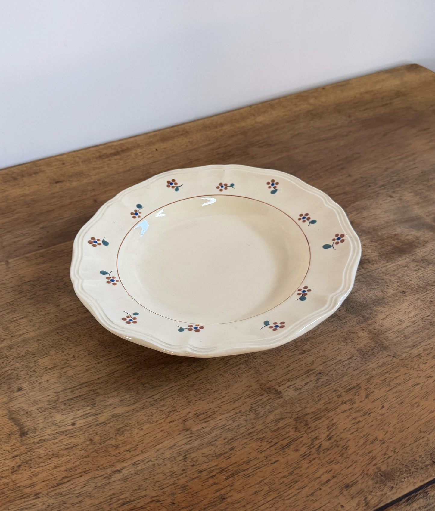 Sarreguemines"ARROMANCHES"Soup Plate