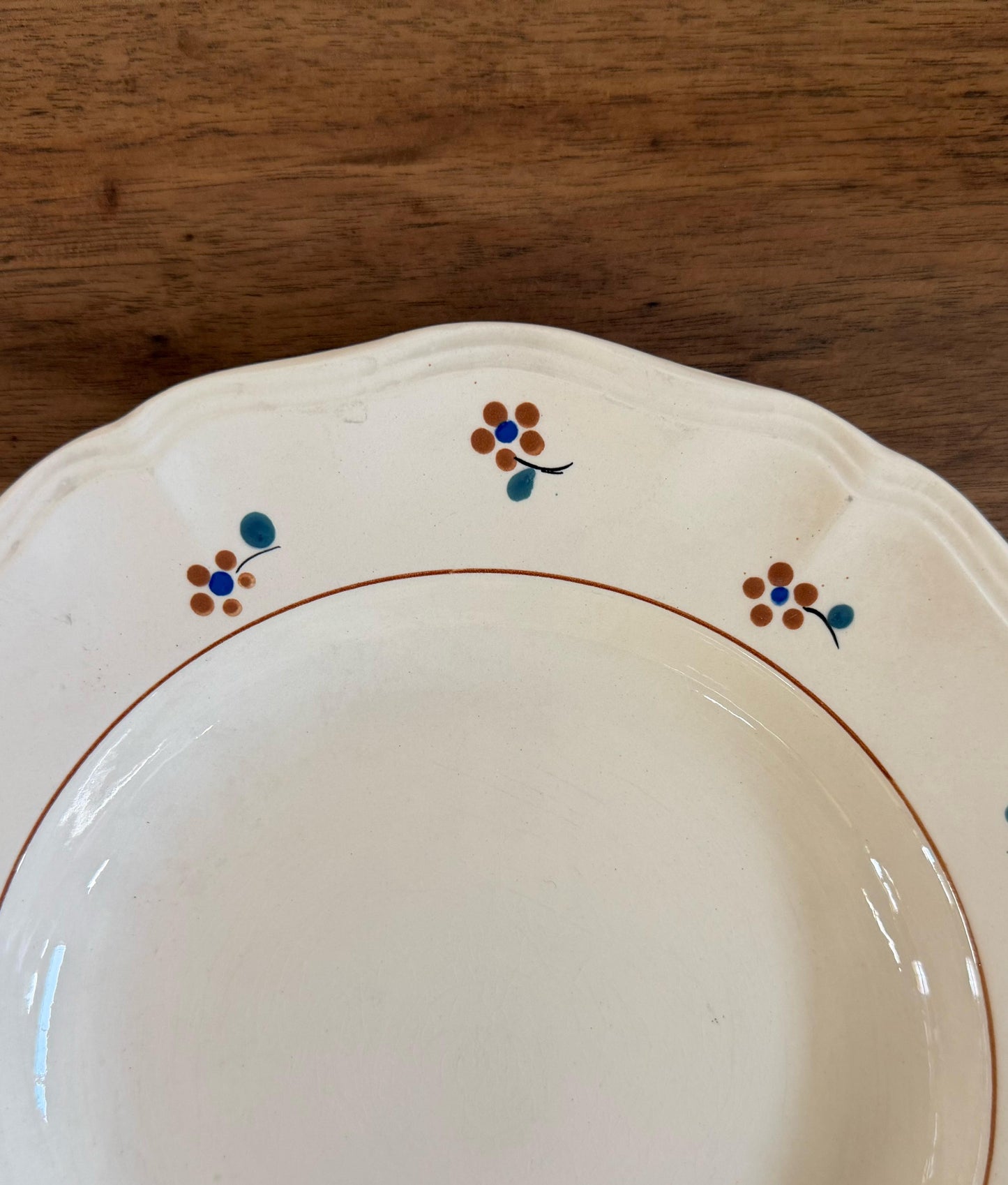 Sarreguemines"ARROMANCHES"Soup Plate