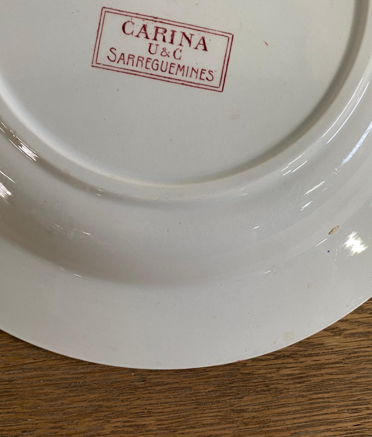 Sarreguemines"CARINA U&C"Soup Plate