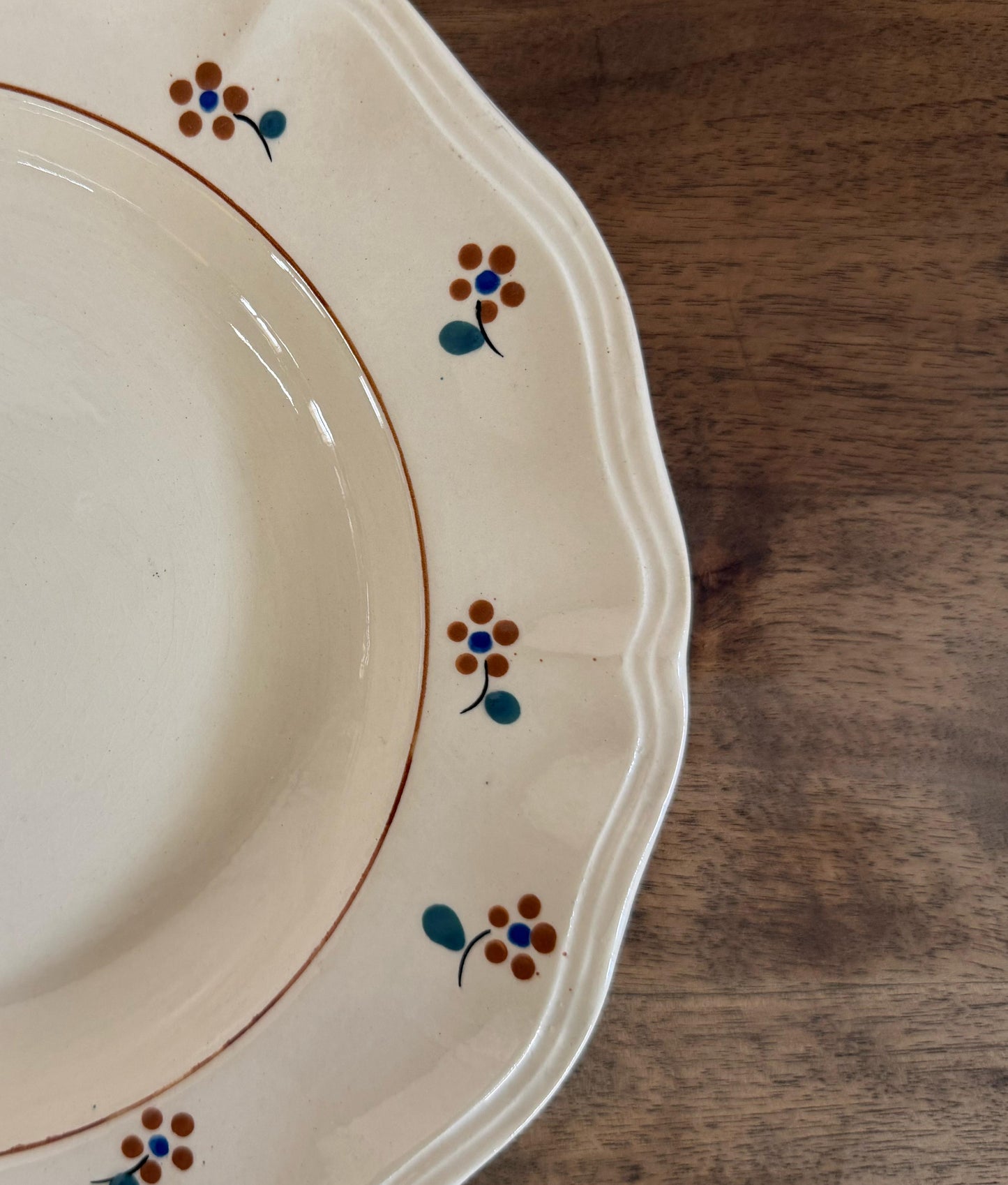 Sarreguemines"ARROMANCHES"Soup Plate