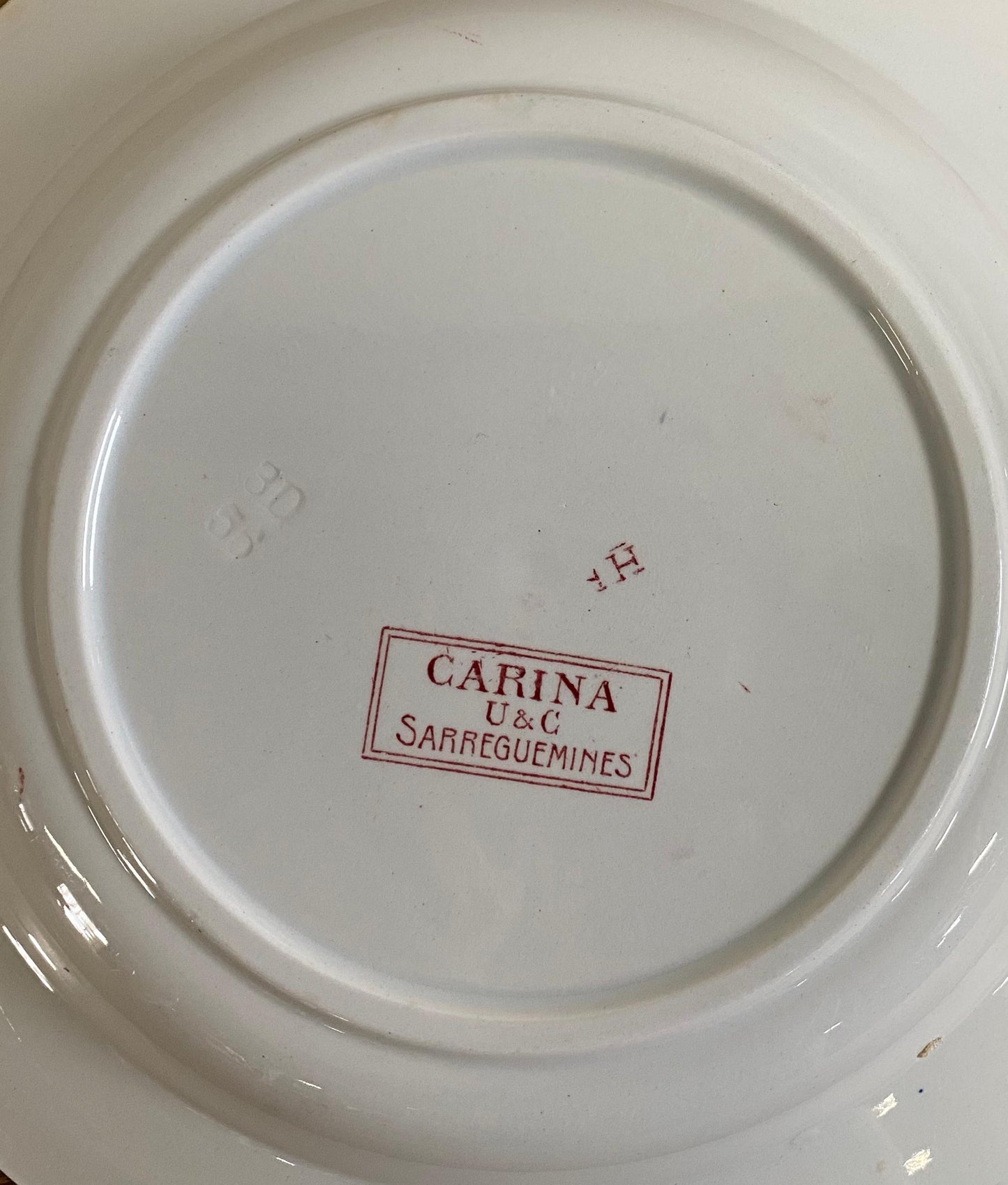 Sarreguemines"CARINA U&C"Soup Plate