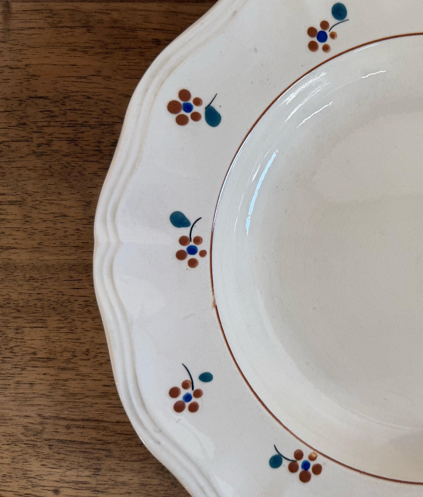Sarreguemines"ARROMANCHES"Soup Plate