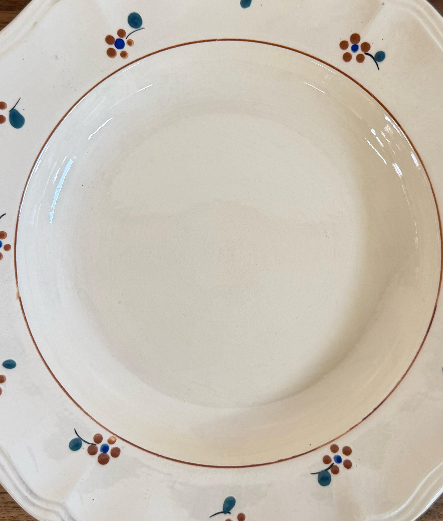 Sarreguemines"ARROMANCHES"Soup Plate