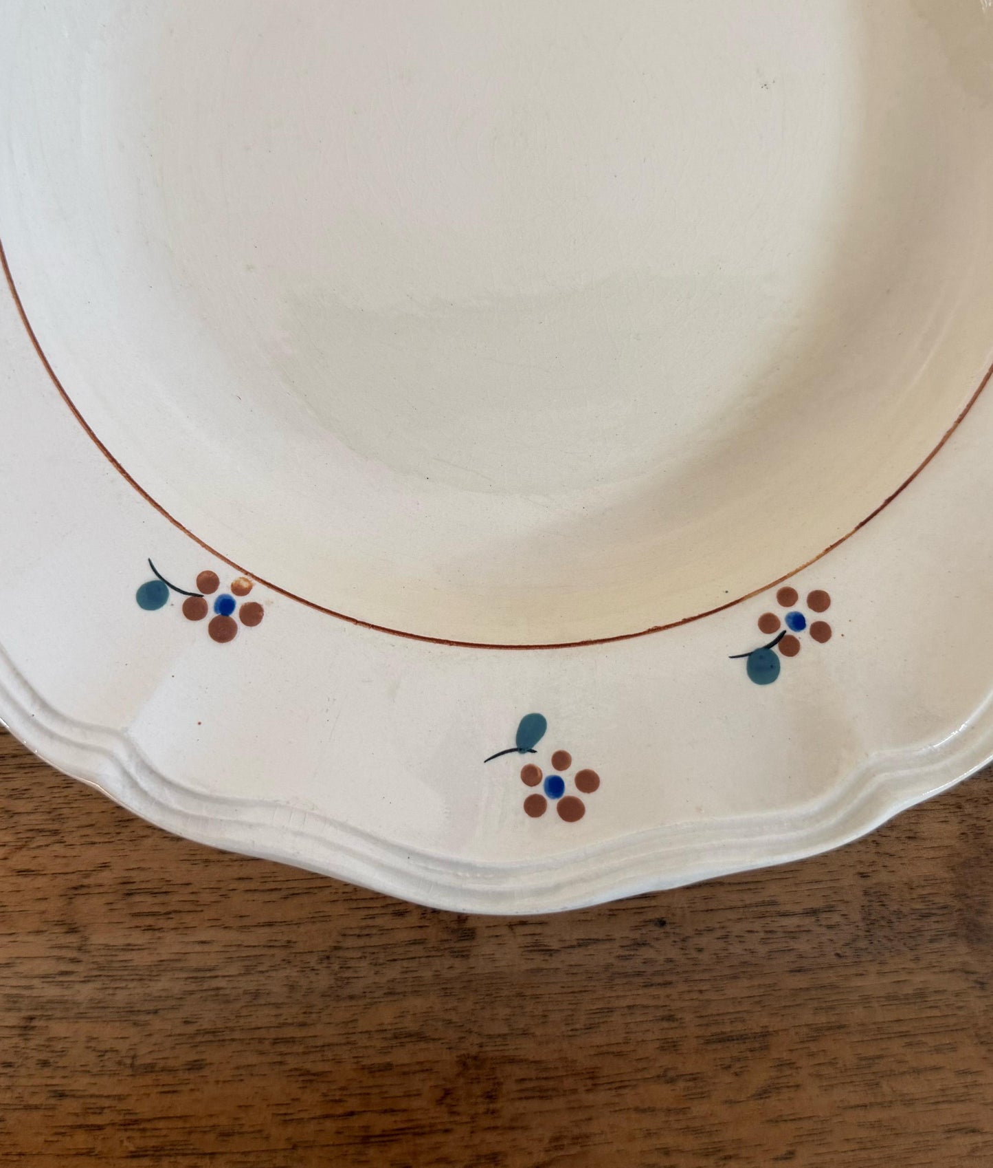 Sarreguemines"ARROMANCHES"Soup Plate