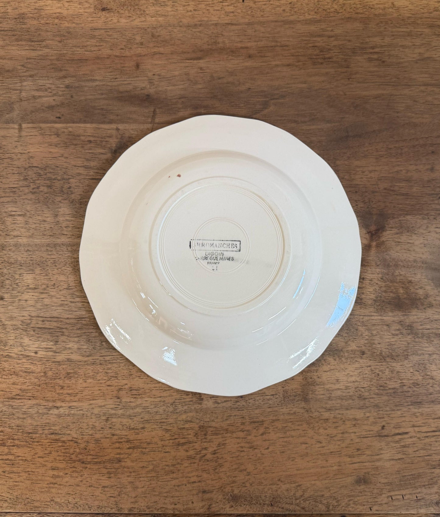 Sarreguemines"ARROMANCHES"Soup Plate