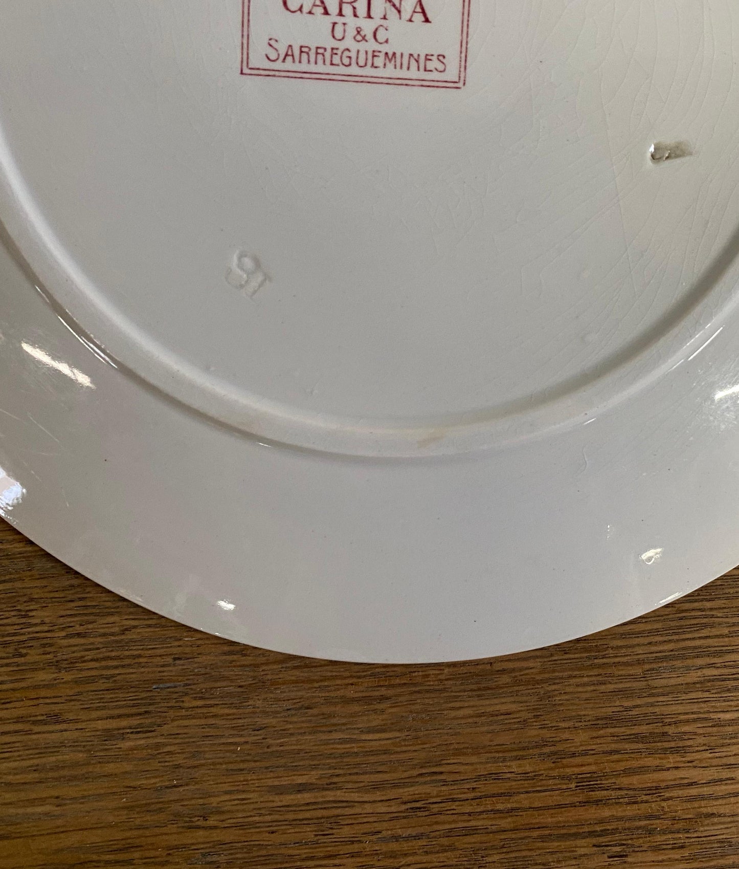 Sarreguemines"CARINA U&C"Dinner Plate