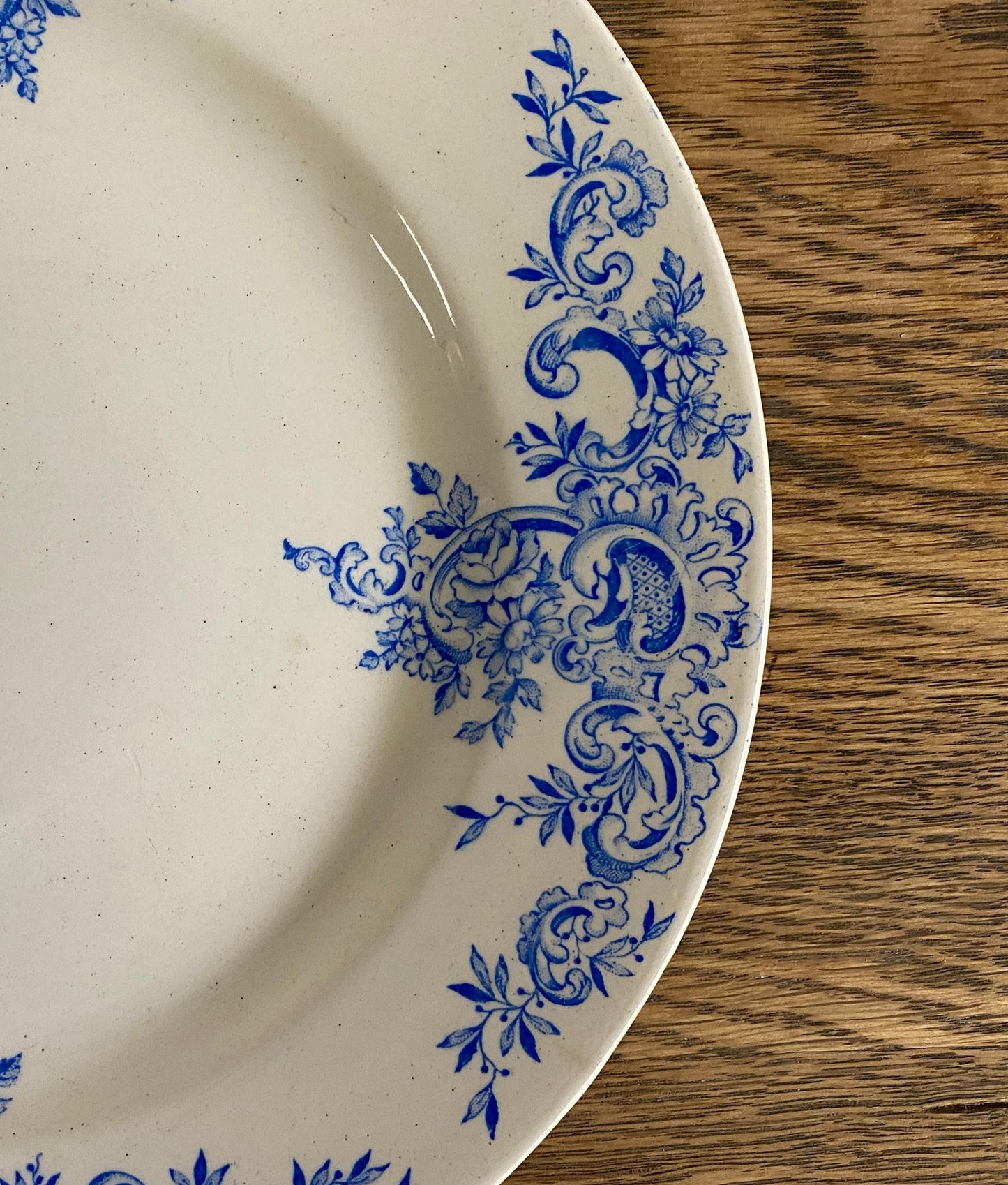 HB&C TERRE DE FER"choisy le roi"Dinner Plate