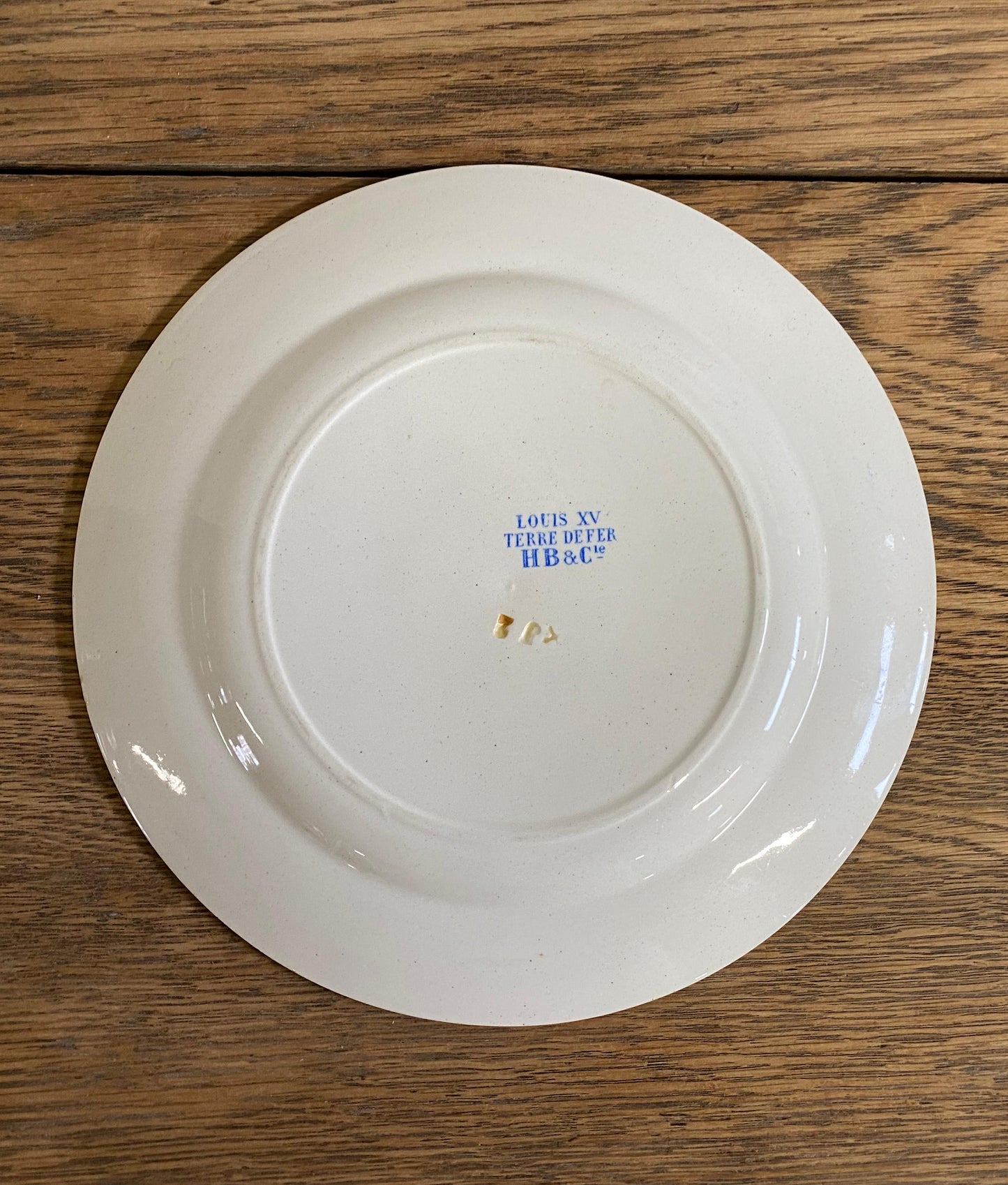 HB&C TERRE DE FER"choisy le roi"Dinner Plate