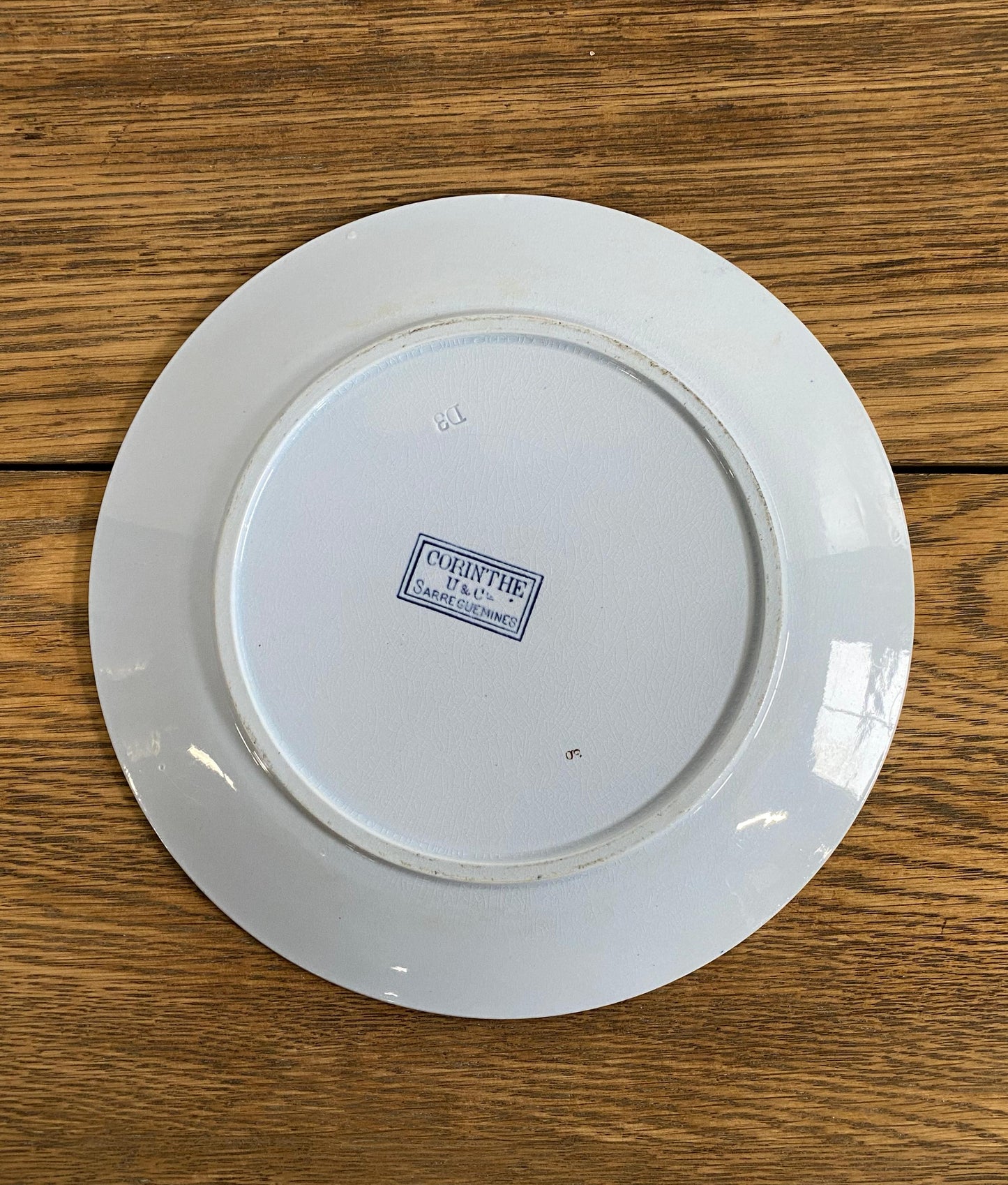 Sarreguemines"CORIN'THE  U&C"Dinner Plate A