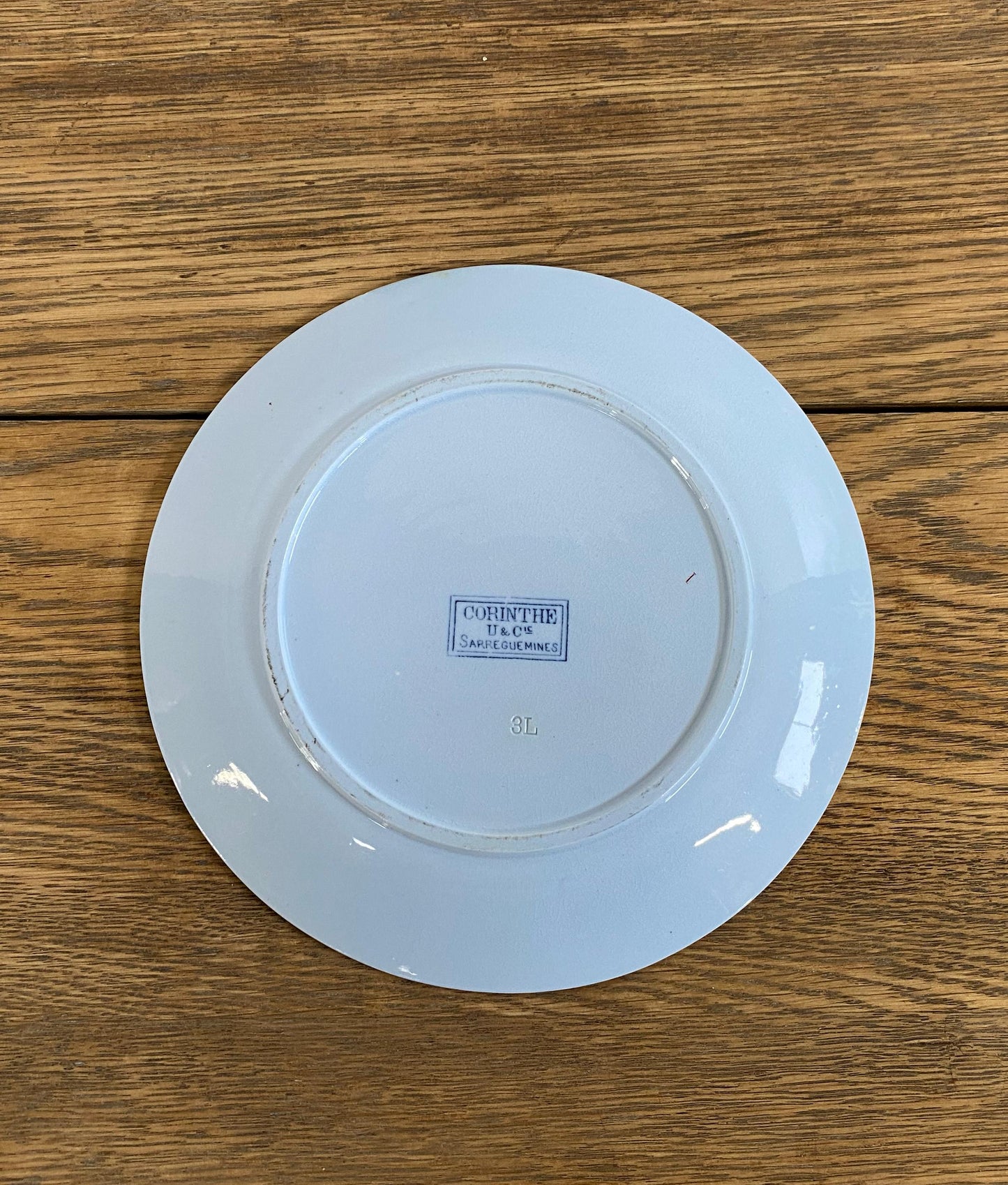 Sarreguemines"CORIN'THE  U&C"Dinner Plate B