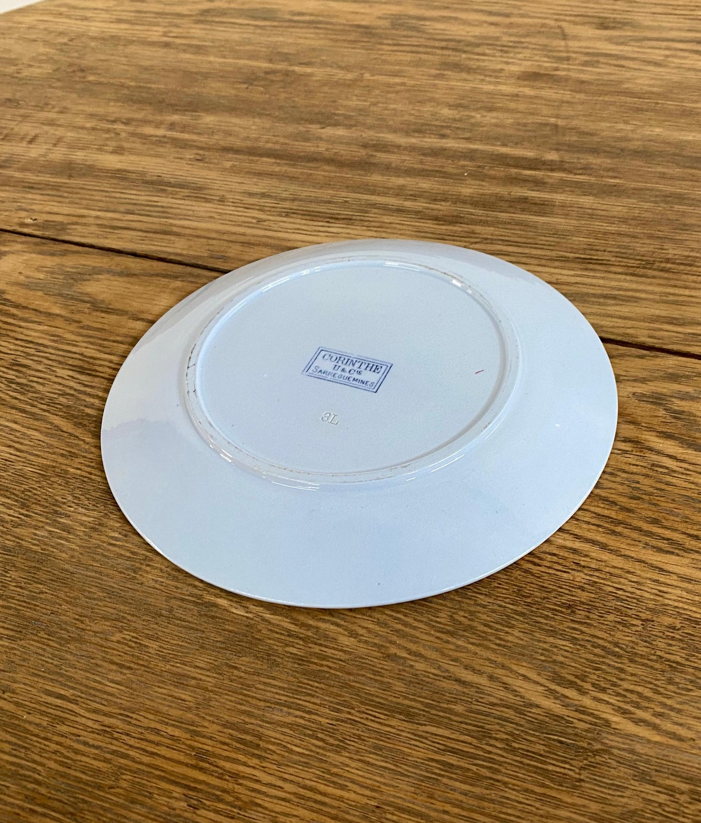 Sarreguemines"CORIN'THE  U&C"Dinner Plate B