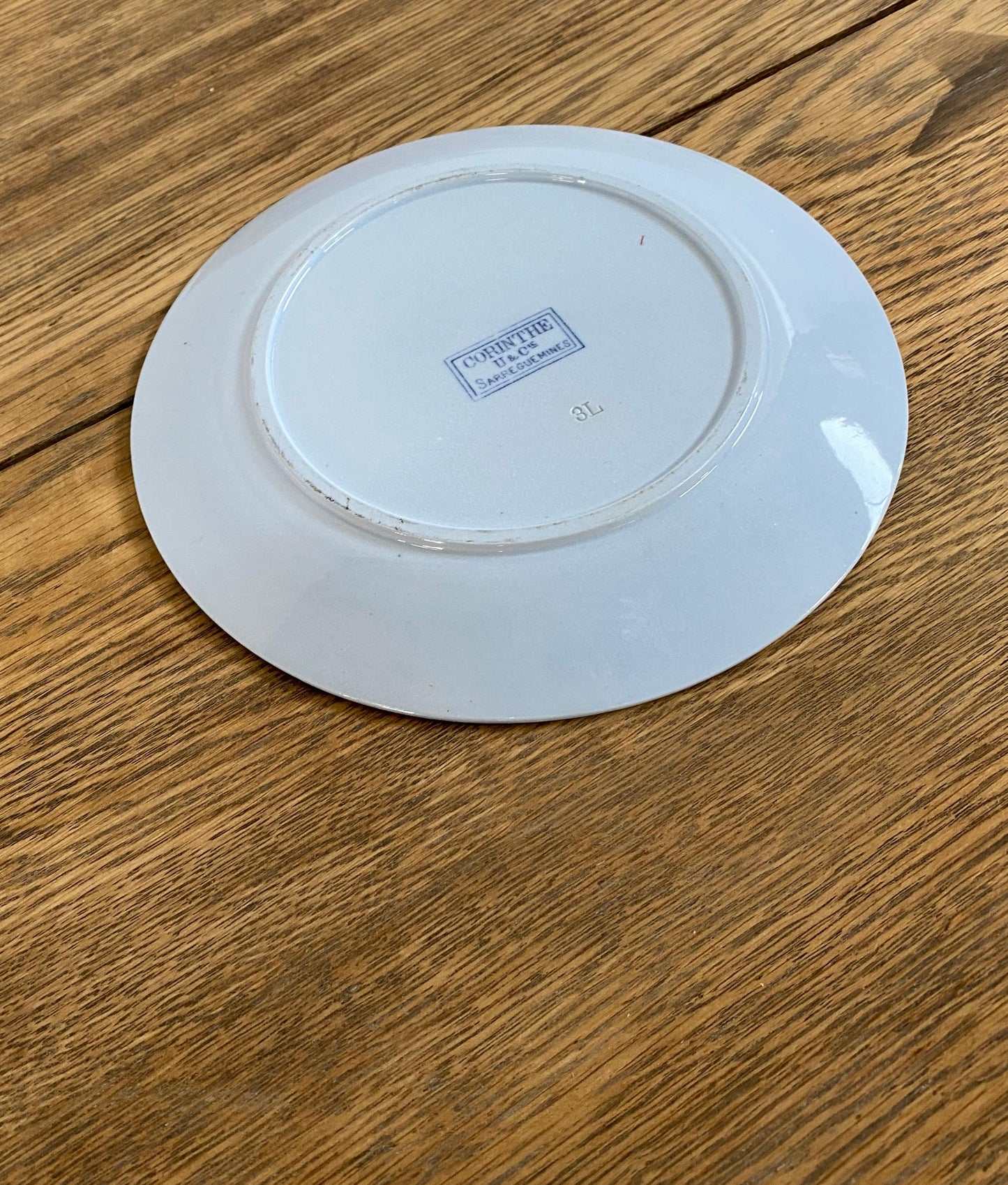 Sarreguemines"CORIN'THE  U&C"Dinner Plate B