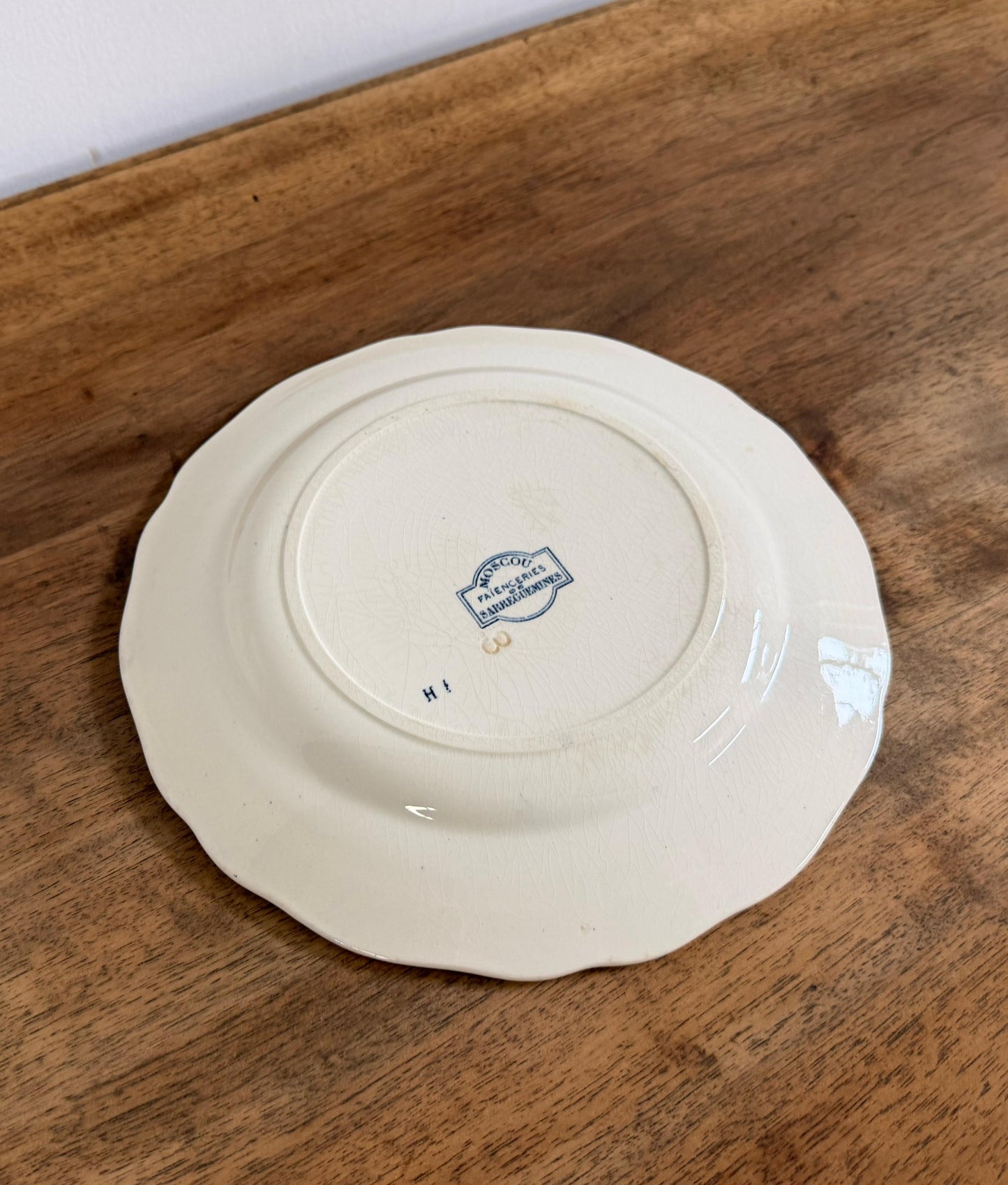Sarreguemines"Moscou"Plate　