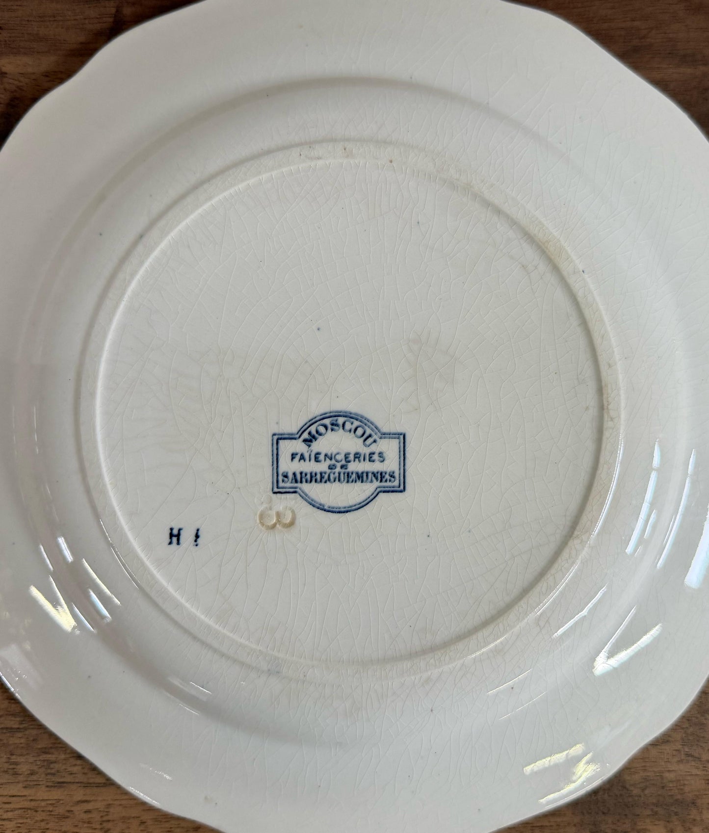 Sarreguemines"Moscou"Plate　