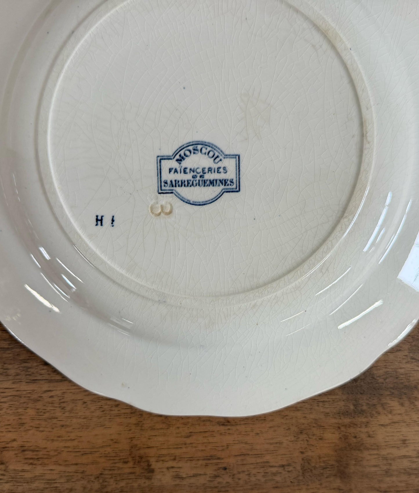 Sarreguemines"Moscou"Plate　