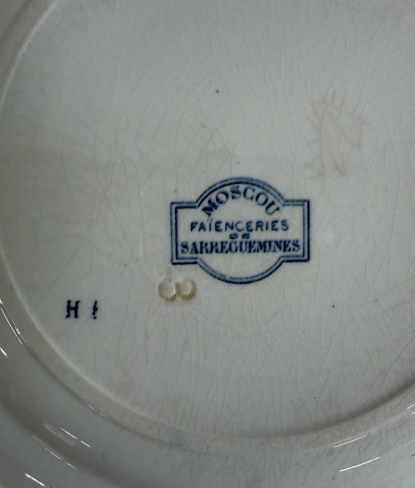 Sarreguemines"Moscou"Plate　