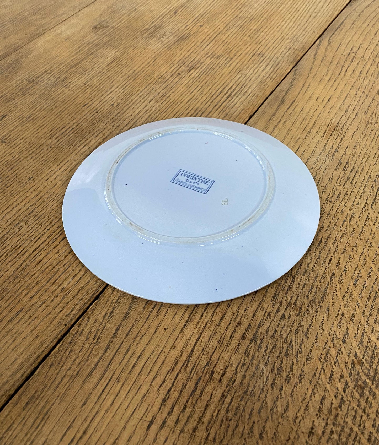 Sarreguemines"CORIN'THE  U&C"Dinner Plate B