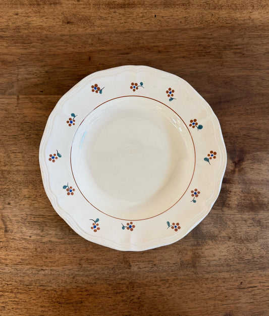Sarreguemines"ARROMANCHES"Soup Plate