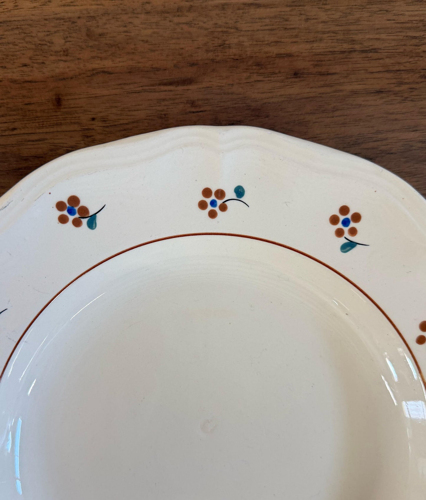 Sarreguemines"ARROMANCHES"Soup Plate