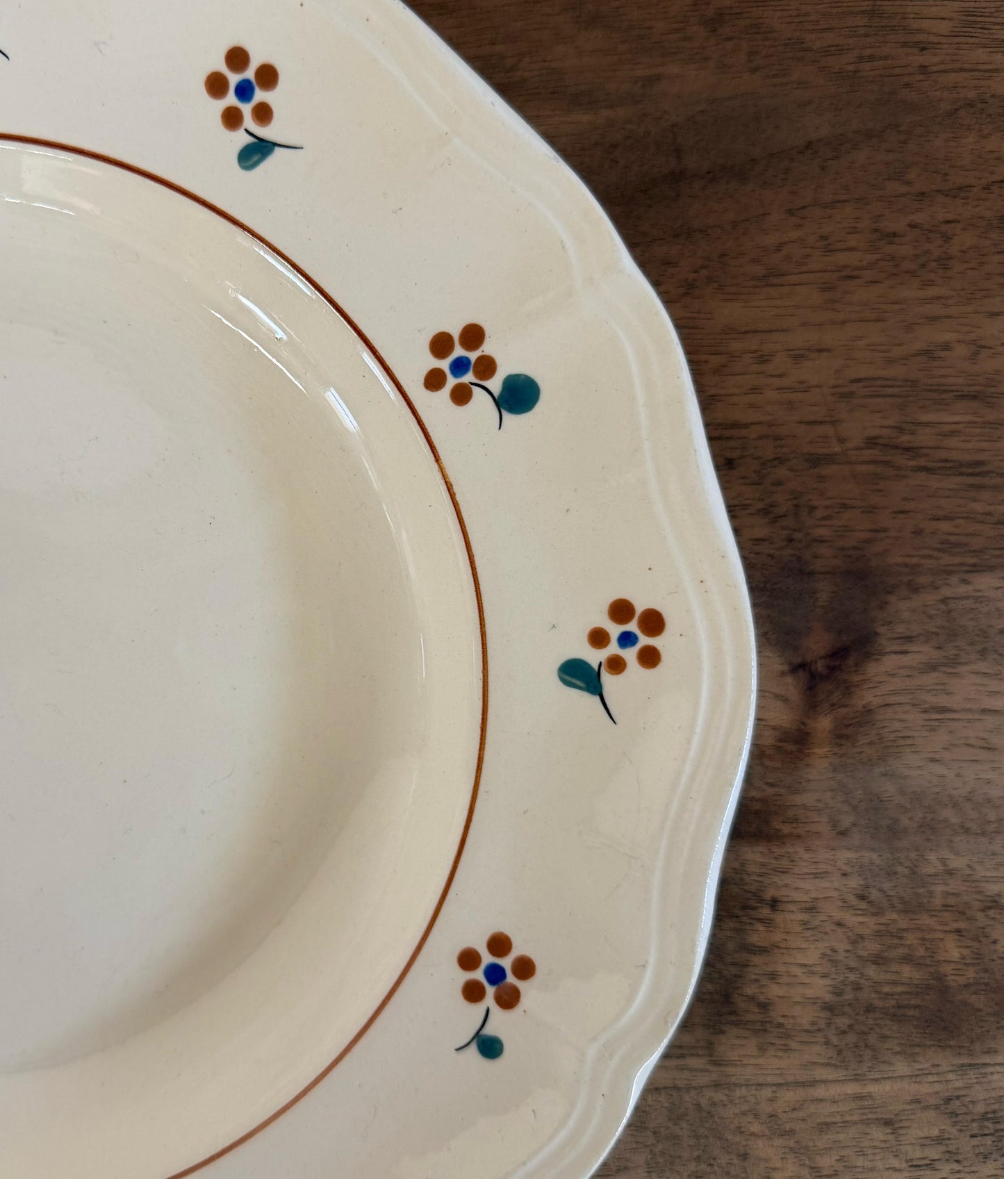 Sarreguemines"ARROMANCHES"Soup Plate
