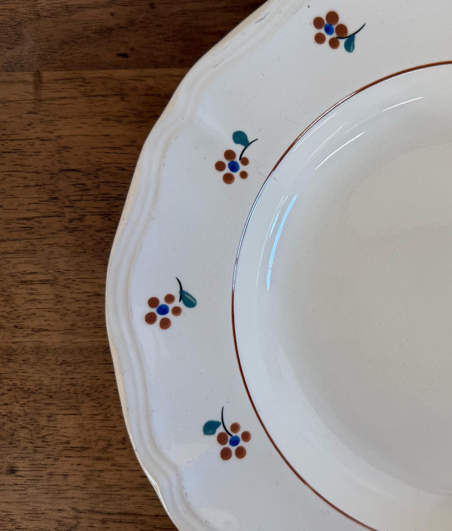 Sarreguemines"ARROMANCHES"Soup Plate