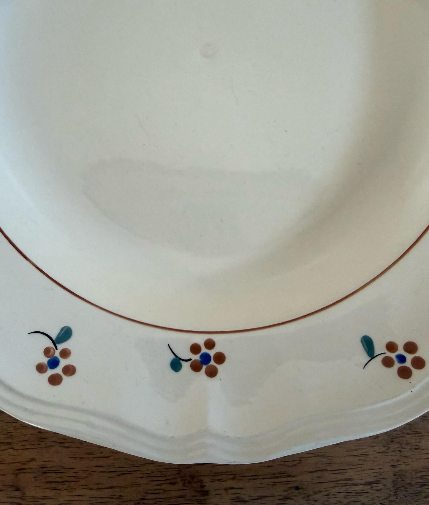Sarreguemines"ARROMANCHES"Soup Plate