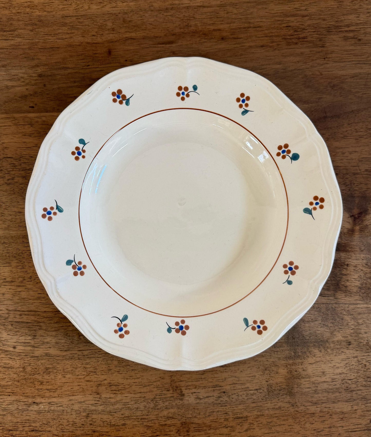 Sarreguemines"ARROMANCHES"Soup Plate