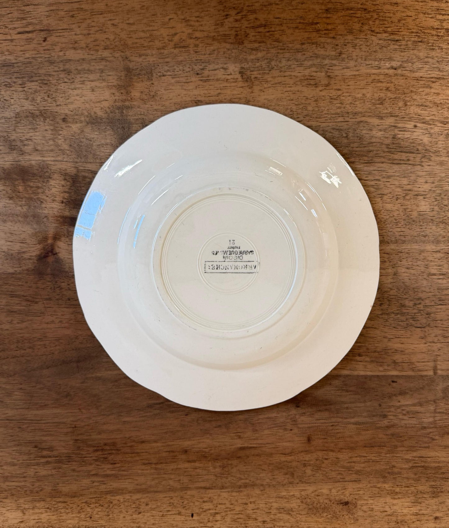 Sarreguemines"ARROMANCHES"Soup Plate