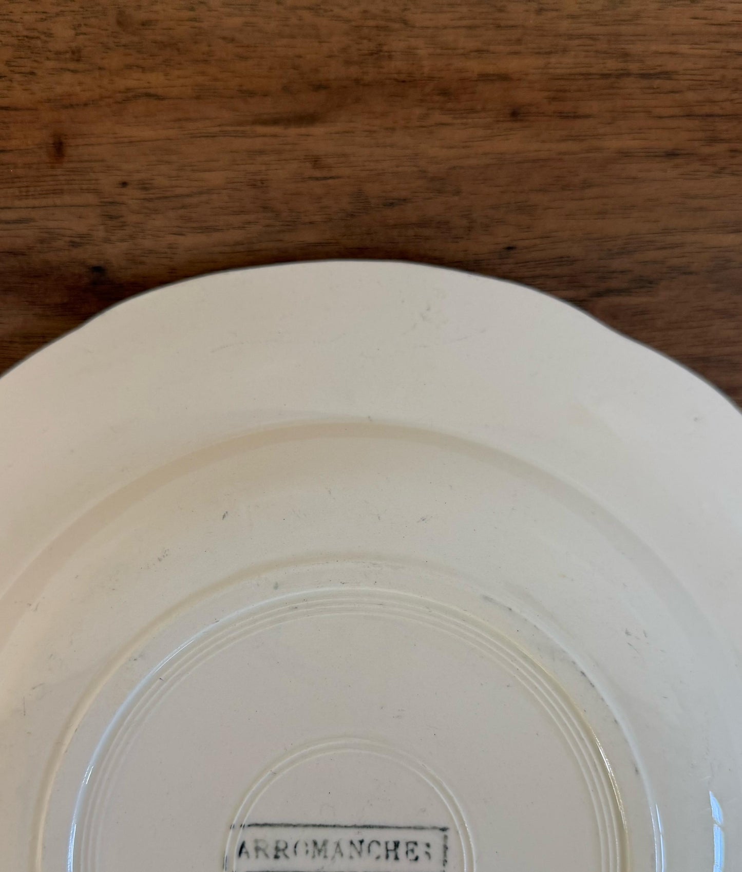 Sarreguemines"ARROMANCHES"Soup Plate