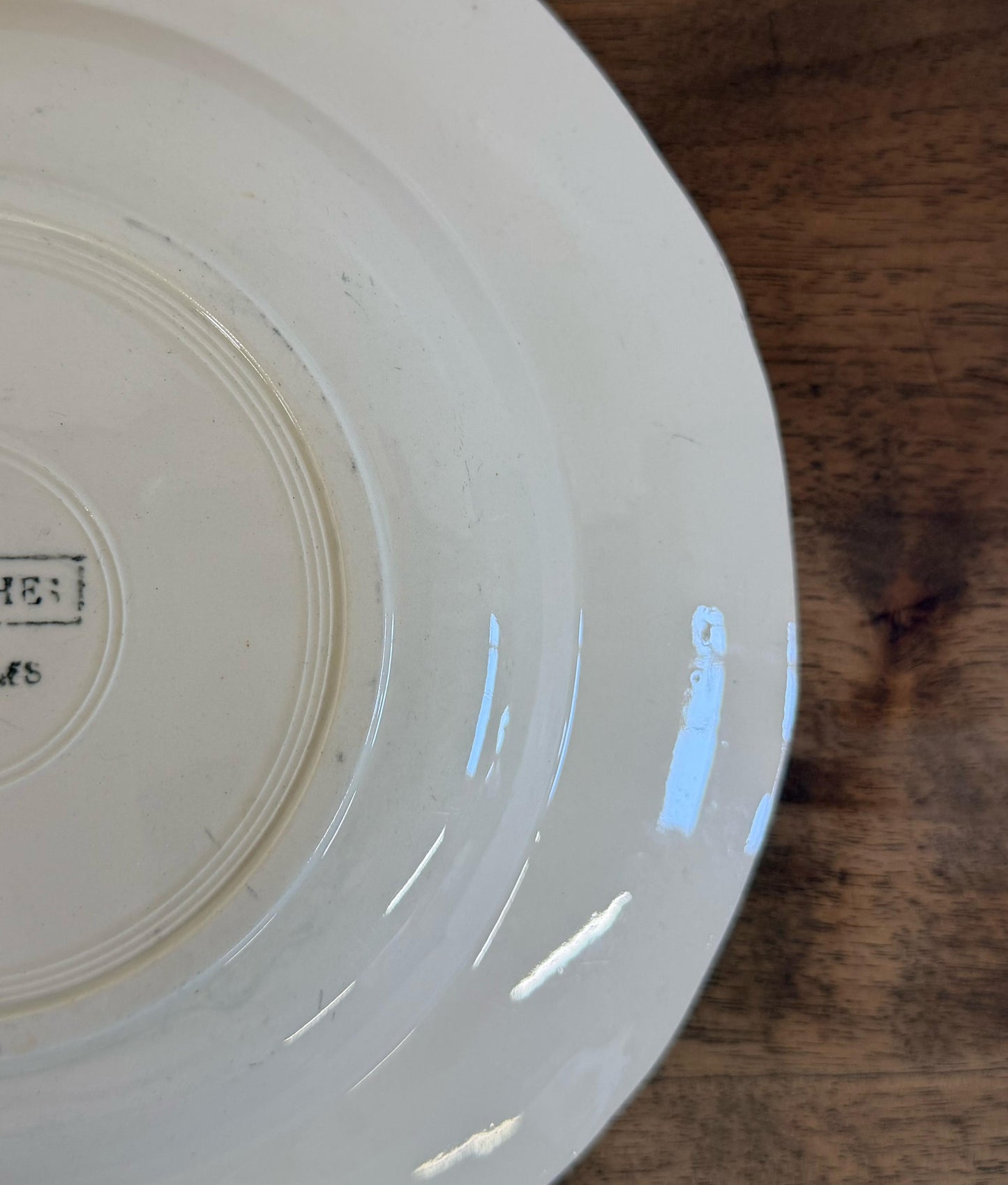 Sarreguemines"ARROMANCHES"Soup Plate