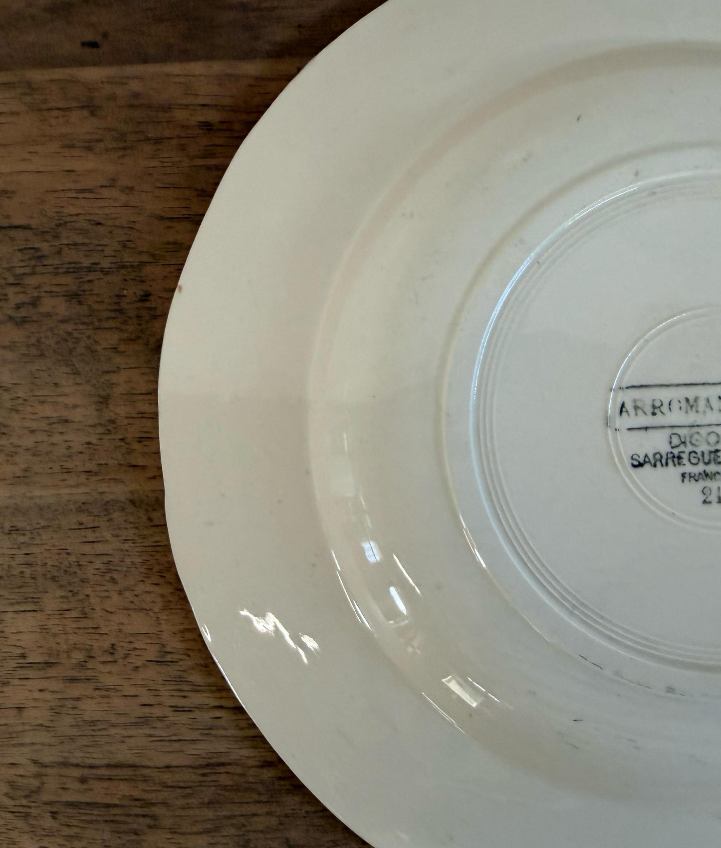 Sarreguemines"ARROMANCHES"Soup Plate